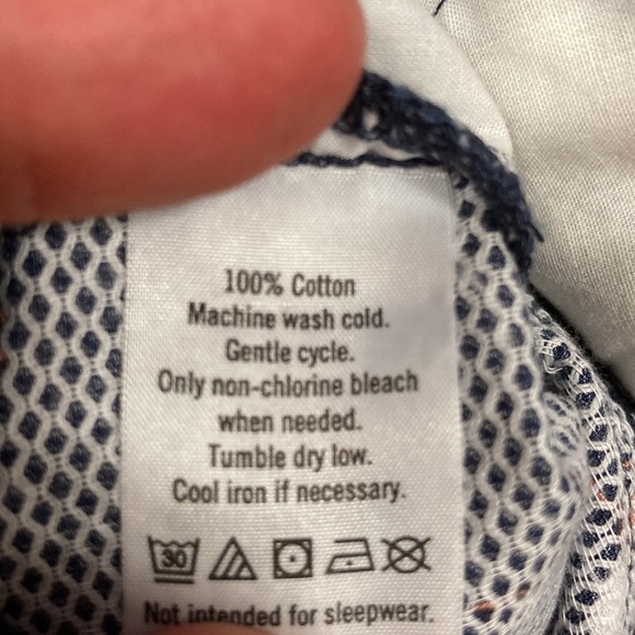 JANIE AND JACK St Tropez Sun Navy Blue Cherry Shorts Size 6-12m - Picture 8 of 8